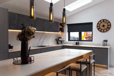 Inspiration for a contemporary kitchen in Other.