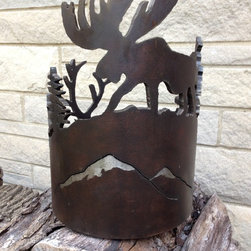 Moose/Elk sculpture for candles. - Products