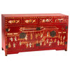Red Lacquer Buffet Courtyard