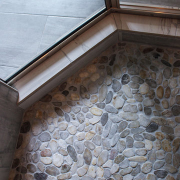 River Rock Shower floor