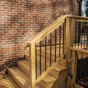 Deck Build Using Pressure Treated Pine with Timbertech Deck Lighting