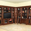 11-Piece Leonardo Library Bookcase Wall Entertainment Center