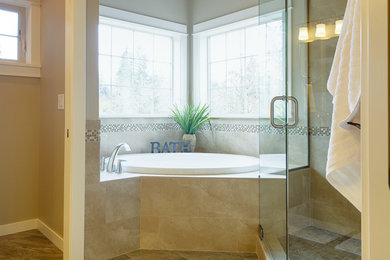 Transitional bathroom photo in Other
