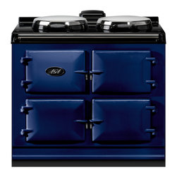 3-oven AGA Dual Control in Dark Blue - Gas Ranges And Electric Ranges