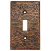 Copper Switchplate Single Toggle Switch Cover