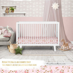Baby Girls Room, Vintage Inspired Wildflowers - Nursery Decor