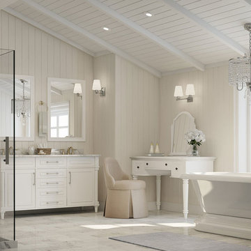 Shabby Chic | Coastal Cottage Bathroom