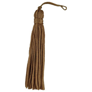 Set of 10 Arctic Sky Blue 5.5/" Chainette Tassels First Frost