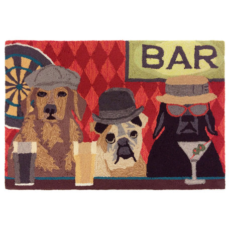 Frontporch Bar Patrol Indoor/Outdoor Rug Port 2'x3'