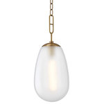 Hudson Valley Lighting - Bruckner 1-Light Large Pendant, Aged Brass - Features: