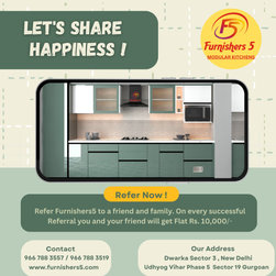 Modular Kitchen in Dwarka - Kitchen Cabinets
