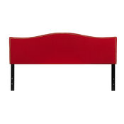 Lexington Upholstered King Size Headboard With Decorative Nail Trim