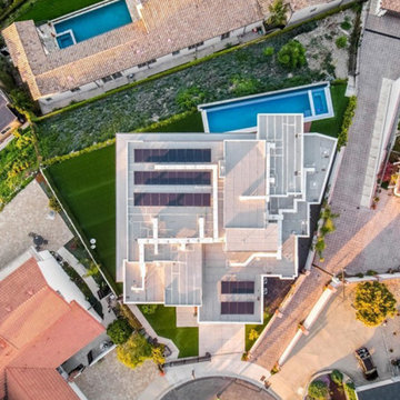 Sleek And Stunning Custom Home With Solar Panels