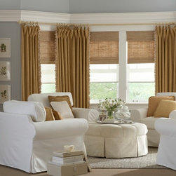 Horizons Natural Woven Shades - Window Treatments