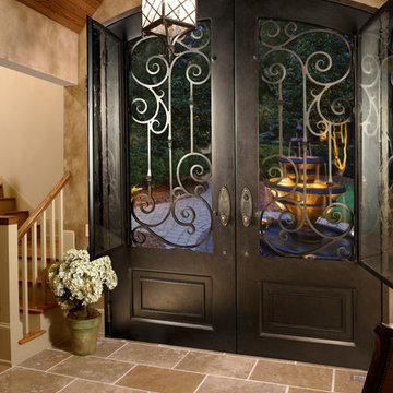 A Peek Inside: Ornate Door Styling