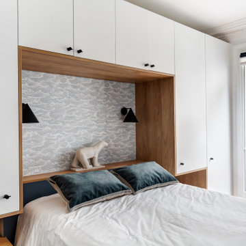 Un appartement moderne & graphique aux tonalités naturelles