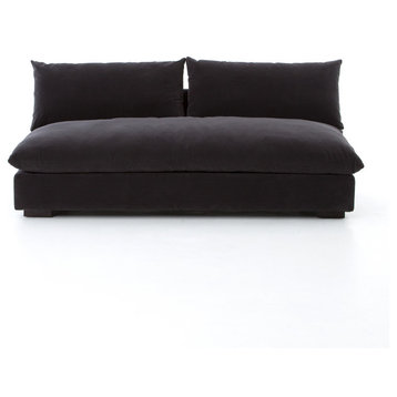 Atelier Grant Armless Sofa, Henry Charcoal