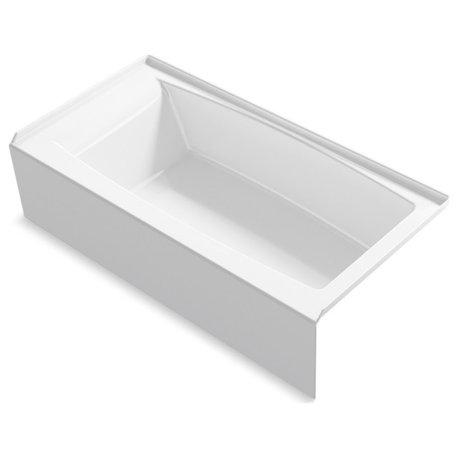 Kohler K-26109-RA Entity 60" x 30" Three Wall Alcove Acrylic - White