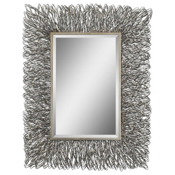 "Shredded Metal" Wall Mirror