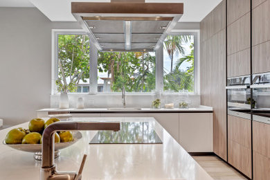 Example of a kitchen design in Miami