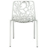 LeisureMod Modern Devon Aluminum Chair, Set of 4 DC23W4