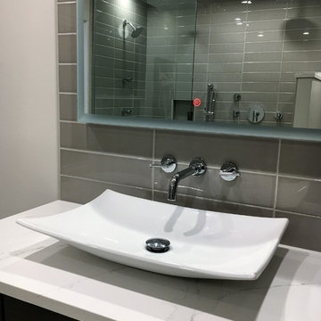 Custom Bathroom Vanity with Silestone Countertop