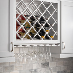 Wooden Stemware Rack - Dinnerware And Stemware Storage