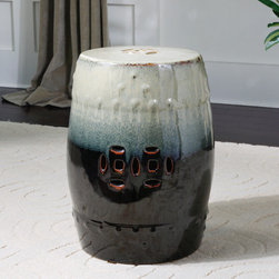 Chinese Ceramic Garden Stool - Accent And Garden Stools