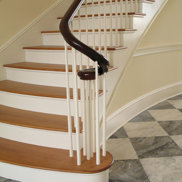 Mahogany Curved Hand Rail