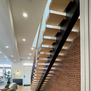 Project #145 | Modern Staircase Renovation in Victorian Townhouse