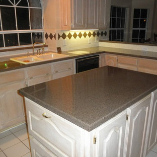 75 Beautiful Kitchen With Laminate Countertops And Yellow