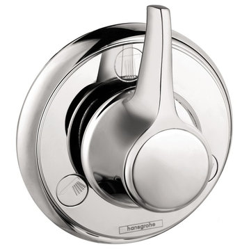 Hansgrohe 15934 C Collection Trio/Quattro Diverter Trim for up to - Chrome