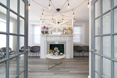 Inspiration for a contemporary home design remodel in Philadelphia