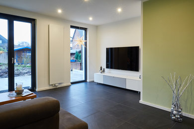 Modernes Wohnzimmer in Düsseldorf