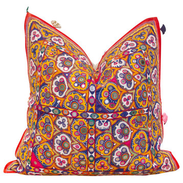 Gowri Rajasthani Embroidered Decorative Pillow