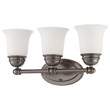 Bella 3 Light Wall Sconce, Oiled Bronze