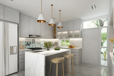 Inspiration for a modern kitchen remodel in San Francisco
