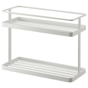 Organization Caddy, Steel, Holds 13 lbs, White