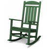 Polywood Presidential Rocking Chair, Green