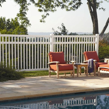 Pool Fences: PVC/Vinyl: Cottonwood