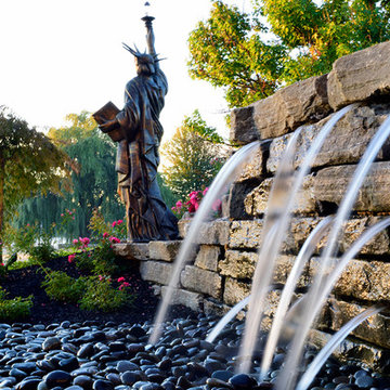 Commerce, MI - Lake Front Backyard Design & Build