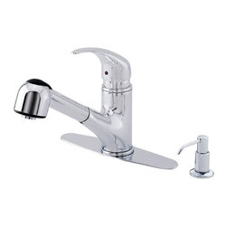 Danze Melrose&trade; Single Handle Pull- Out Kitchen Faucet - Kitchen Faucets