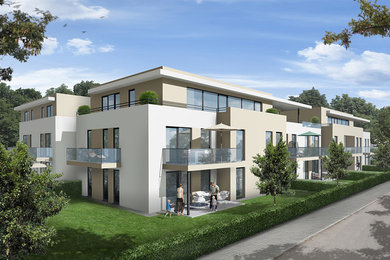3D Visualisierung eines Wohnbauprojektes in Augsburg.