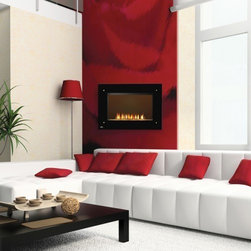 39 inch Wall Mount Electric Fireplace - Indoor Fireplaces