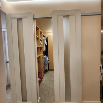 Diva Air - Complete Set Barn Door System for Wood Doors - Milcasa Store