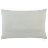 Jaipur Living Ikenna Tribal Lumbar Pillow, Light Gray/Cream, Down Fill