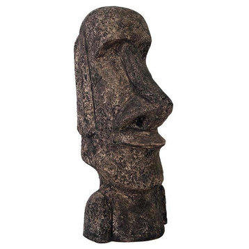 48" Large Tropical Easter Hawaii Island Ahu Akivi Moai Monolith Statue Sculpture