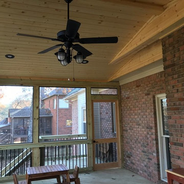 Screened Porch and Deck Combination in North Highlands