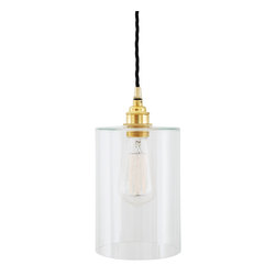 DALAT PENDANT LIGHT WITH GLASS LAMP SHADE - Pendant Lighting