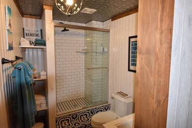 インディアナポリスにあるおしゃれな浴室の写真